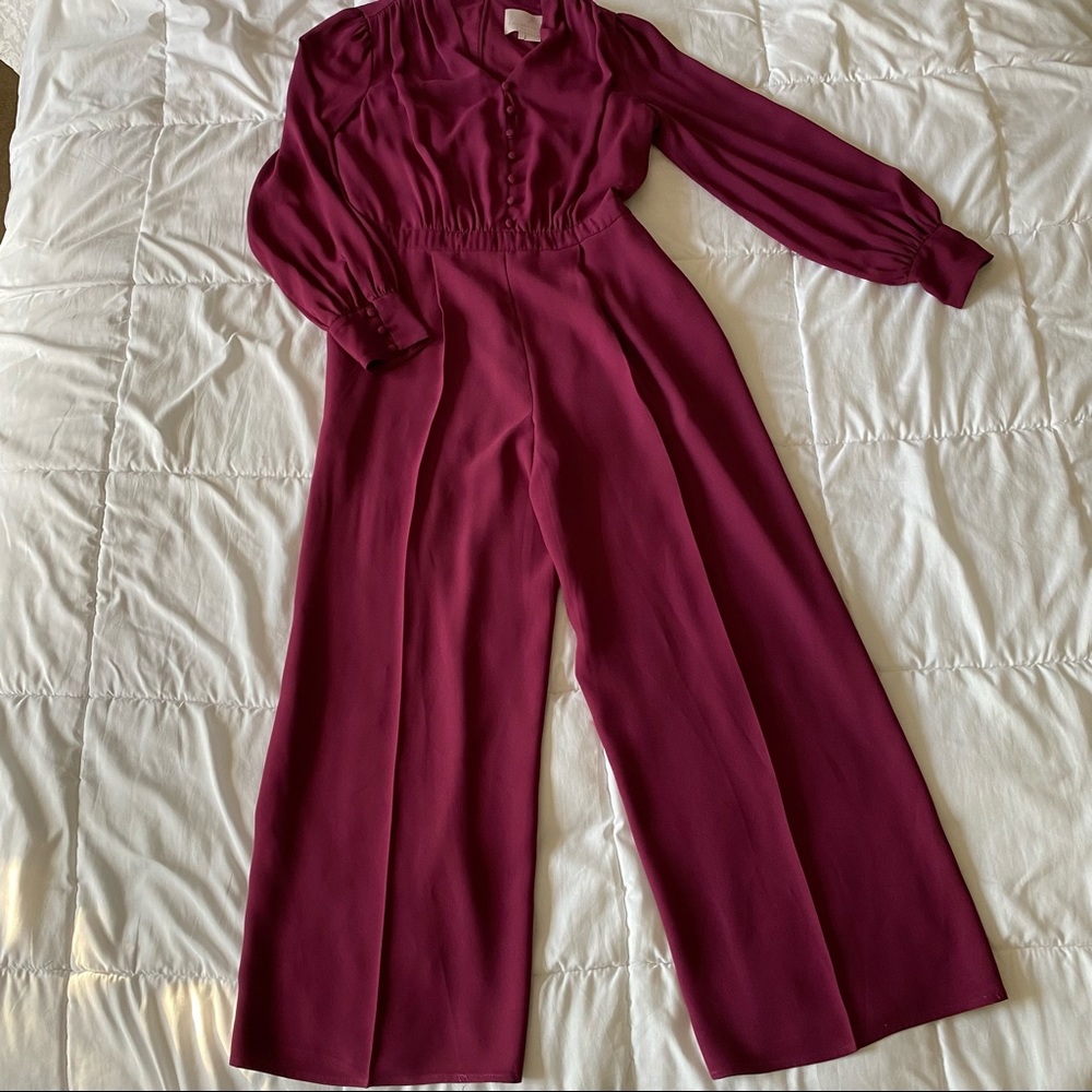 Gal Meets Glam Jessamyn Wide Leg Jumpsuit - Picture 4 of 9